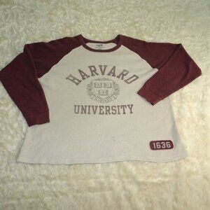 NCAA Harvard University Beige/Burgundy Thermal Small